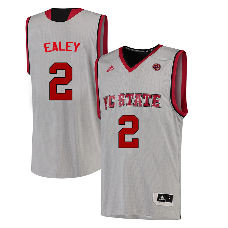 Men NC State Wolfpack #2 Kaila Ealey College Basketball Jerseys-White - Click Image to Close